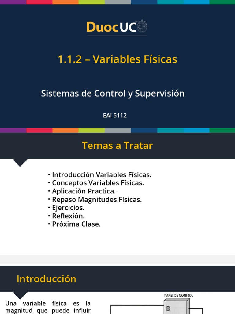 Introducción a Variables Físicas | PDF | Presión | Sonido