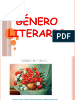 LA LITERATURA - Género Literario