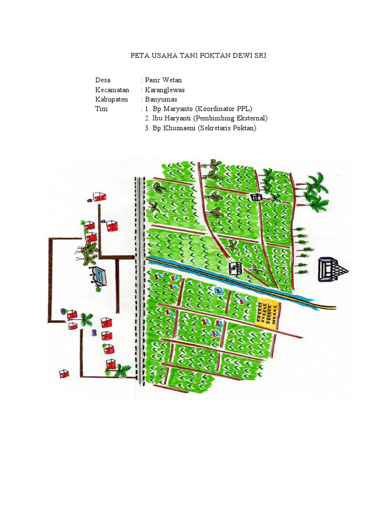 Peta Usaha Tani Petani (Ling Dewi Sri) | PDF