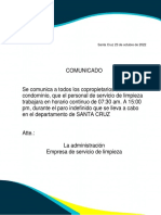 Comunicado