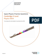 5054 Space Physics Practice Questions For Examination From 2023