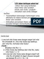 Penerapan PLSV