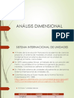 Análisis Dimensional