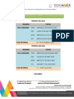 Calendario de Reuniones de Cuepos Colegiados