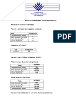 RESULTATS FASE 1 I HORARIS