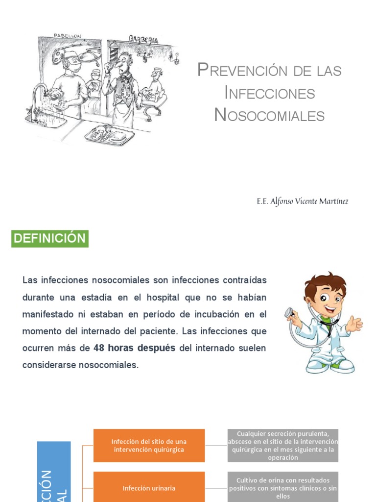 Prevención De Las Infecciones Nosocomiales Pdf Lavado De Manos