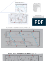 Plano de Techo Drenaje Pluvial