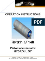 V80956 Hydroll Piston Accumulator HPS-11 140