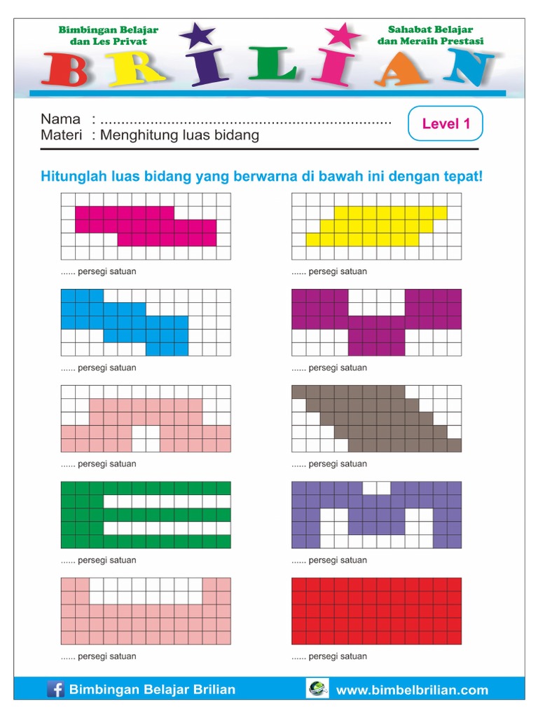 Luas Persegi Satuan 1-4 | PDF