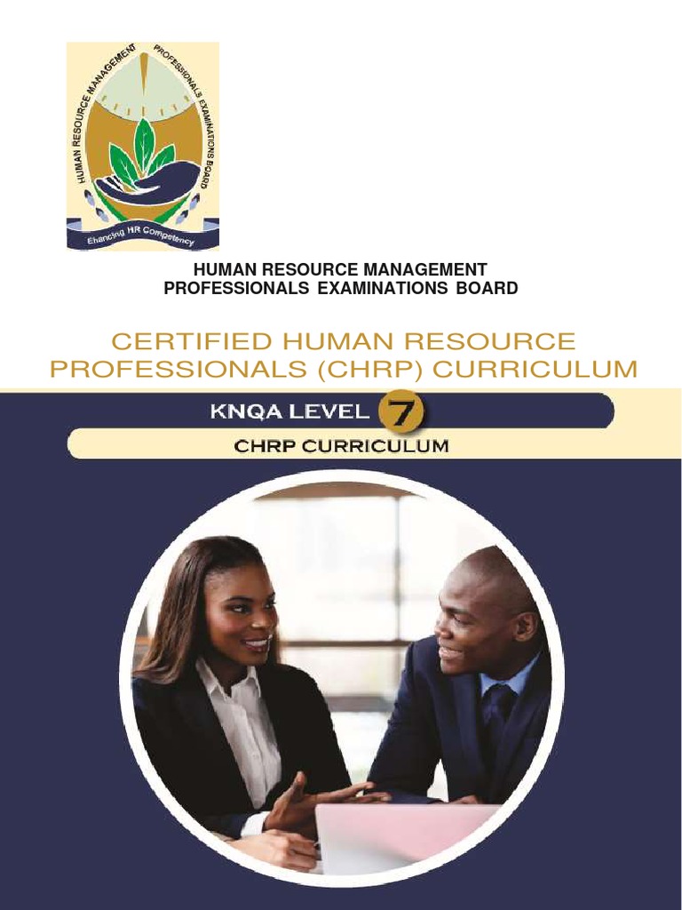 Revised Chrp Curriculum Level 7 1 Pdf Organizational Behavior