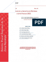 Análisis de La Iniciativa de Reforma A Leyes Fiscales 2021