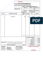 Generate invoice for nitrogen gas sale