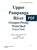 Upper Pampanga River Guagua Pasag Watershed Project Study Siron Arvin N CE239