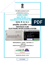 Handbook On Electronic Interlocking Maintenance Instruction Series-II WESTRACE VLM6