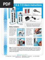 Se-Kure Mini T-Series Instructions 8-8-14