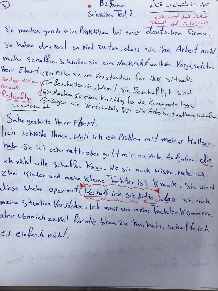 B2goethe Schreiben Teil 2 Pdf