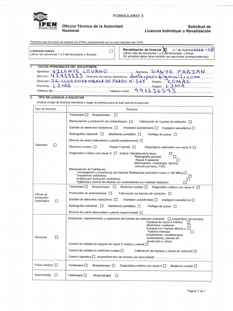 Formulario3 1de2 | PDF