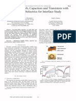 Top-Gated MOS2 Capacitors and Transistors With High-K Dielectrics For Interface Study