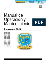Manual Excavadora 320d