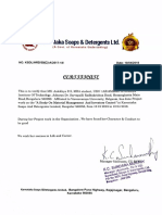 A Study On Material Management and Inventory Control at Karnataka Soap and Detergents Limited