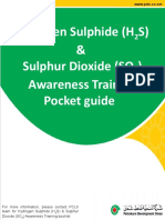 H2S & SO2 Awareness Training - Pocket Guide