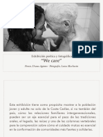 Proyecto Fotografico y Poetico - We Care XII-III-XX