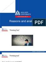 Assesing Reasons and Evaluation