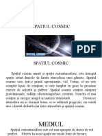 Spatiul Cosmic Proiect Pletea Robert Stefan