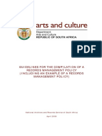 G-RSA DAC - Guidelines For The Compilation of A Records Management Policy 2006-04