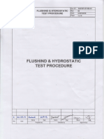 Parlym Flushind & Hydrostatic Test Procedure