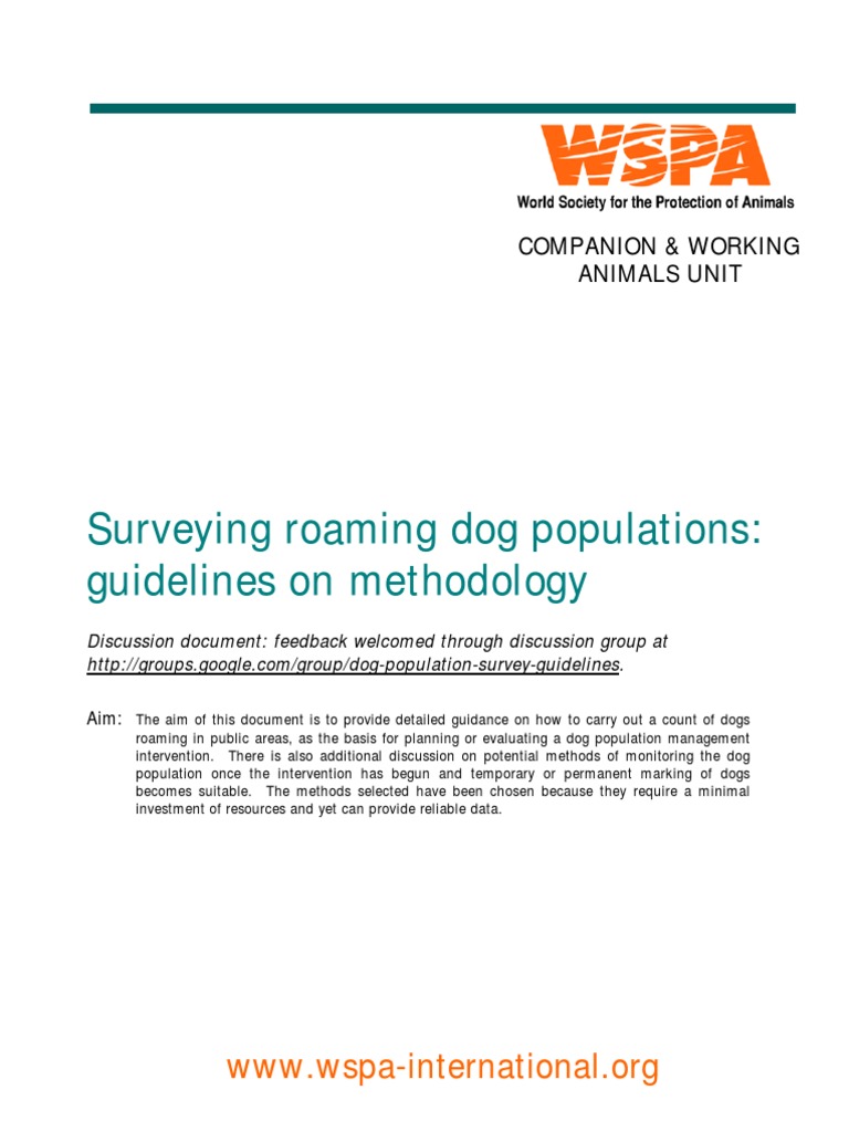 surveying-roaming-dog-populations-guidelines-on-methodology