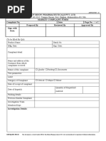 Annexure-2 Market Complaint Form