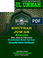 KHUTBAH 24 Feb 23 (Sya'ban)