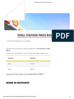 Find Latest Fuel Prices at Shell Stations in Pakistan