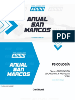 Anual San Marcos - Semana 1 - Psicología