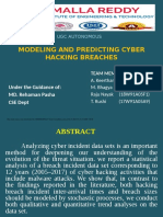Modeling and Predicting Cyber Hacking Breaches