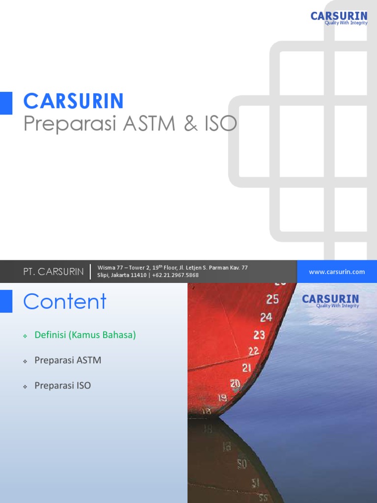 Preparasi Batubara: ASTM & ISO | PDF