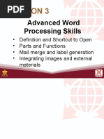 L3 Advanced Word Processing Skills 1