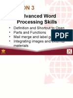 L3 Advanced Word Processing Skills 1