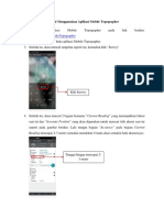 Tutorial Menggunakan Aplikasi Mobile Topographer