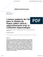 L'amour Médecin de L'âme Dans Le Phèdre (Longhi)