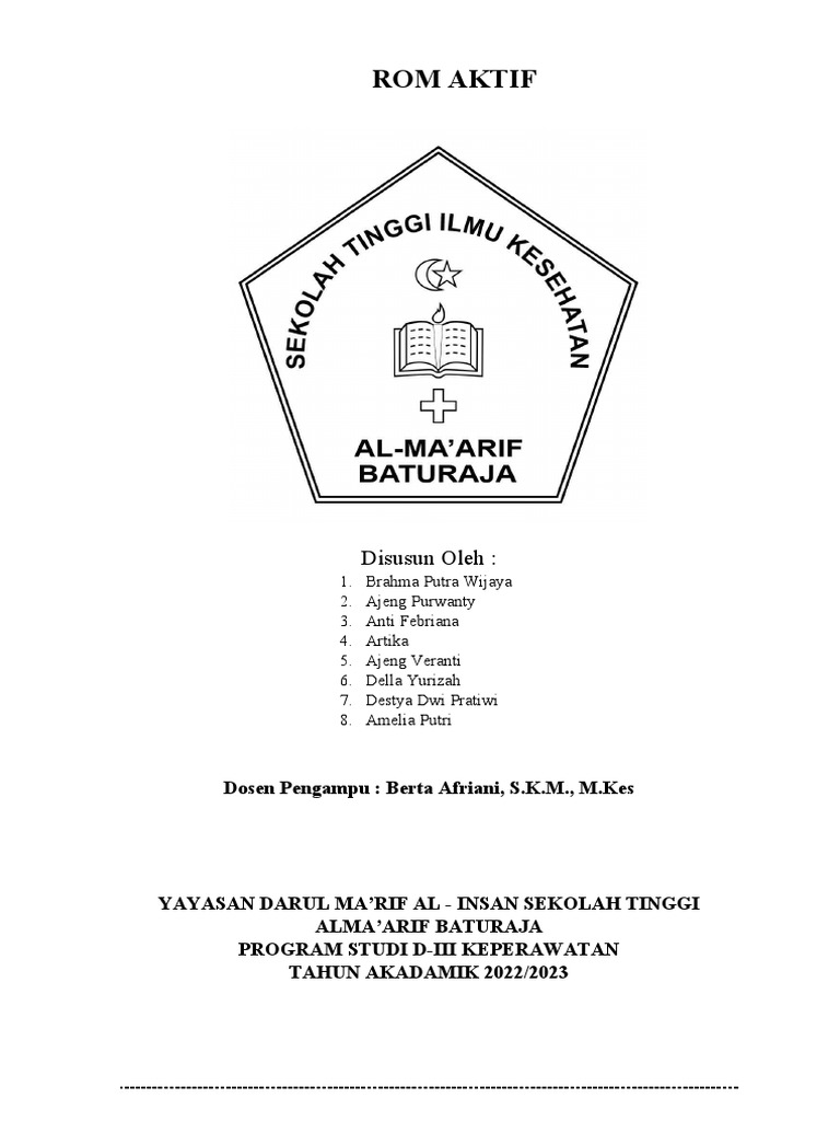 Ibd kelompok 1 rom aktif pdf