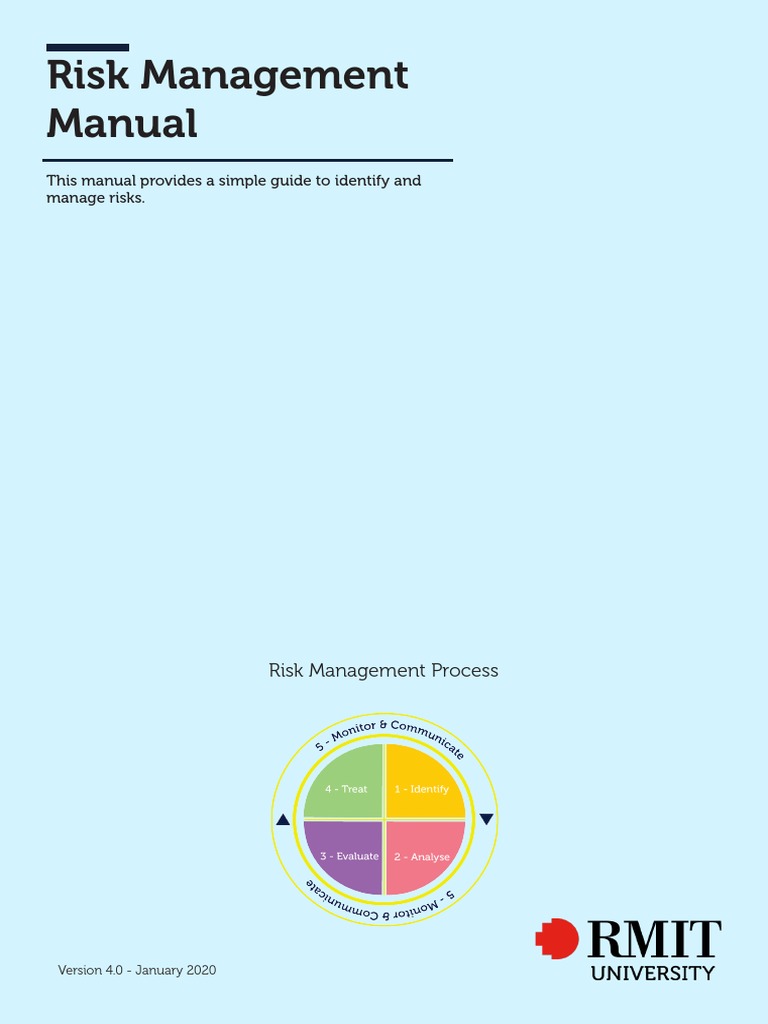 RMIT Risk Management Manual Overview | PDF | Risk | Risk Management