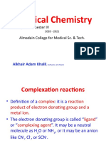 Lecture 1. Complexometric Titration