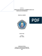 Panduan Proposal Skripsi FTI