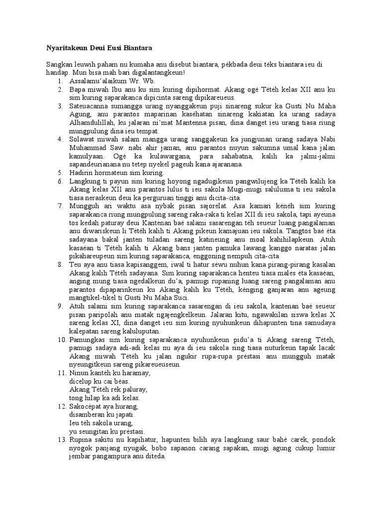 Bahasa Sunda | PDF