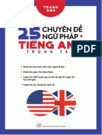 25 Chuyen de Ngu Phap Tieng Anh Trong Tam Trang Anh