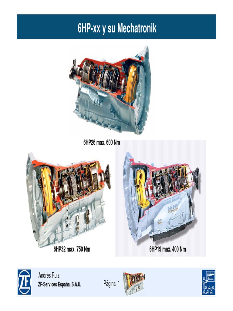 ZF 6HP TRANSMISSION visual data 6