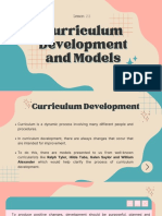 Curriculum Development Processes and Models 1