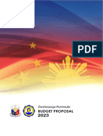 2023 Budget Proposals for Zamboanga Peninsula